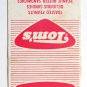 Tom's Toasted Peanuts, Candy,Potato Chip Advertisement 20 Strike Matchbook Cover