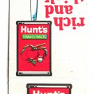 Hunt's Tomato Paste 1968 Advertisement 20FS Matchbook Cover Italian Beef Patties