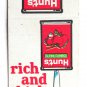 Hunt's Tomato Paste 1968 Advertisement 20FS Matchbook Cover Italian Beef Patties