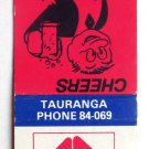 46 & Guinness Bros. Wholesale Liquor Merchants Tauranga, NZ 20FS Matchbook Cover