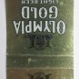 Olympia Gold Light Beer Brewing Co. 20 Strike Matchbook Cover St. Paul & Olympia