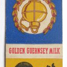 Warners Dairyland - Red Lion, PA 20 Strike Matchbook Cover Golden Guernsey Milk