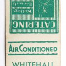 Whitehall Dining Room - Daytona Beach, Florida Restaurant 20FS Matchbook Cover