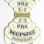 The Beefster Restaurant - Miami, Florida Matchbook Cover Lounge Entertainment FL