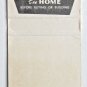 Home Savings & Loan - Salisbury, North Carolina 20 Strike Bank Matchbook Cover