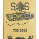 Smilie's  (New Orleans, Harahan, Louisiana) Restaurant 20 Strike Matchbook Cover