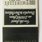 Tuminello's Restaurant - Vicksburg, Mississippi 20 Strike Matchbook Cover MS