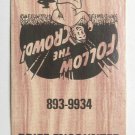Brief Encounter Lounge - Intracoastal City, Louisiana 20 Strike Matchbook Cover
