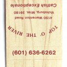 Top O' The River  Vicksburg, Mississippi Restaurant 20 Strike Matchbook Cover MS