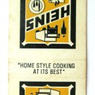 Heins Union 76 / Skelly Oil Restaurant - Wisconsin 20 Strike Matchbook Cover WI Heins Union 76 / Skelly Oil Restaurant - Wisconsin 20 Strike Matchbook Cover WI