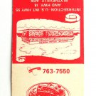 Grecian Steak House - Blytheville, Arkansas Restaurant 20 Strike Matchbook Cover