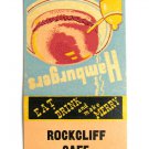 Rockcliff Cafe - Little Rock, Arkansas Restaurant 20 Strike Matchbook Cover AR