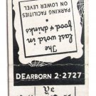 Ye Olde Cellar - Chicago, Illinois Restaurant 20 Strike Matchbook Cover Match IL Ye Olde Cellar - Chicago, Illinois Restaurant 20 Strike Matchbook Cover Match IL