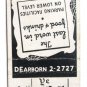 Ye Olde Cellar - Chicago, Illinois Restaurant 20 Strike Matchbook Cover Match IL