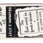 Ye Olde Cellar - Chicago, Illinois Restaurant 20 Strike Matchbook Cover Match IL