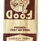 Art's - Mattoon, Illinois Restaurant 20 Strike Matchbook Cover Package Goods IL