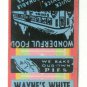 Wayne's White Spot Cafe - Perry, Iowa Restaurant 20 Strike Matchbook Cover IA