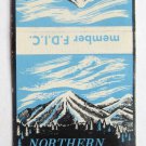 Northern National Bank - Colorado Springs, Colorado 20 Strike Matchbook Cover CO