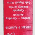 The Lake Crystal National Bank - Minnesota 20 Strike Matchbook Cover Matchcover