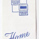 Home Savings Association - Sioux Falls, South Dakota 20 Strike Matchbook Cover