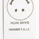 The Wyoming Security Bank - Sheridan, Wyoming 20 Strike Matchbook Cover Match WY