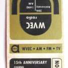 WVEC Radio & Television - Norfolk / Hampton, Virginia 20 Strike Matchbook Cover