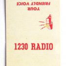KXLO 1230 Radio - Lewiston, Monatana Radio Station 20 Strike Matchbook Cover MT
