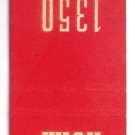 WIOU 1350 CBS - Kokomo, Indiana Radio Station 20 Strike Matchbook Cover IN WIOU 1350 CBS - Kokomo, Indiana Radio Station 20 Strike Matchbook Cover IN