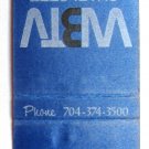 WBTV Charlotte - North Carolina Television Station 20 Strike Matchbook Cover NC