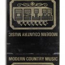 WTSO 1070 Radio Station - Country Music  Madison, Wisconsin 20FS Matchbook Cover