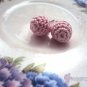 Crochet Earrings - Ball Studs