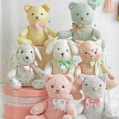 Simplicity 8716 Stuffed Animals Pattern