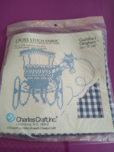 Charles Craft Guildford Gingham Aida Cloth