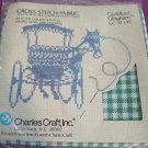 Charles Craft Guildford Gingham Aida Green & White