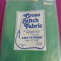 14 Count Cross Stitch Fabric by Regency in Green