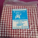Charles Craft Guildford Gingham Red & White Fabric