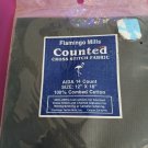 Flamingo Mills 14 Count Black Aida Cloth