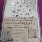 The Heritage Collection 14 Count Cross Stitch Fabric with Printed Border
