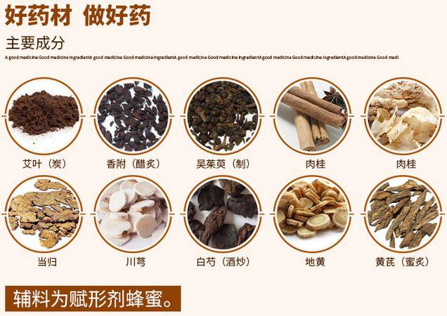 Aifu Nuangong Wan For menstrual waist lower abdomen cold pain