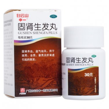 Zhongyi Gu Shen Sheng Ga Wan-For alopecia areata