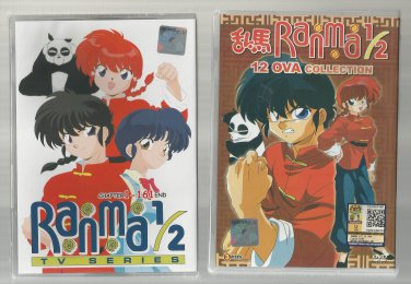 DVD Ranma 1/2 Collection Chapter 1-161 End+ 12 OVA ( English Dubbed ) (2 boxset)