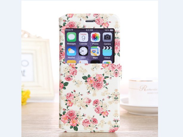Elegant flower pattern iPhone 6 plus phone cover for women iPhone 6 plus flowers case