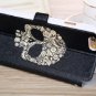 Art flower skeleton iPhone 6 cover skull printed iPhone 6 floral case, iphone 6 flip case