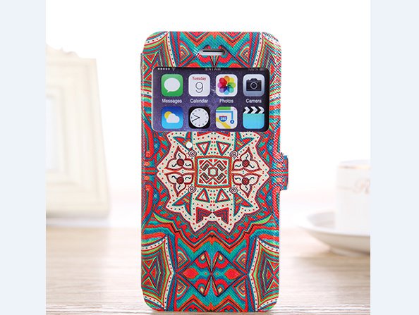 Unique iPhone 6 case color totem iPhone 6 cover tribal style iPhone 6 flip case iphone 6 flip cover
