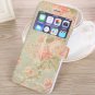 Unique iPhone 6 phone case floral eiffel iPhone 6 flower case romantic  iPhone 6 flip case