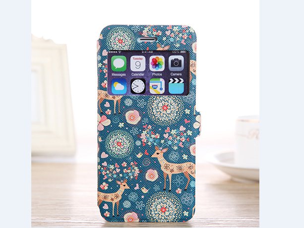 Deer printing iPhone 6 animal case, animal pattern iPhone 6 case, iphone 6 cover , iphone 6 stand