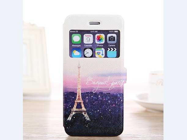 Romantic iPhone 6 eiffel case unique Eiffel tower printed iPhone 6 case, iphone 6 phone case