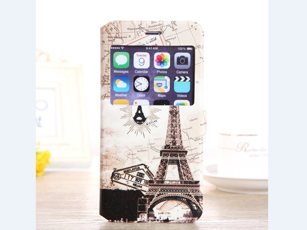 Romantic Eiffel pattern iPhone 6 plus decorative phone case Paris style iPhone 6 plus tower case
