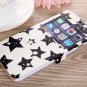 Black star iPhone 6 plus folio cover printed phone case for iPhone 6 plus iphone 6 plus star case