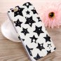 Black star iPhone 6 plus folio cover printed phone case for iPhone 6 plus iphone 6 plus star case